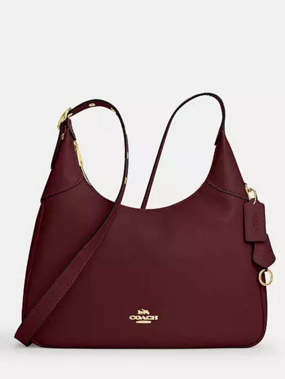 *NWT* COACH Ella Shoulder Bag In Maroon